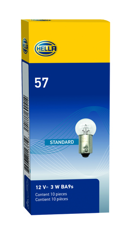 Hella Front Instrument Panel Light Bulb LB-57 57