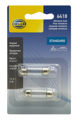 Hella License Plate Light Bulb LB-6418TB 6418TB