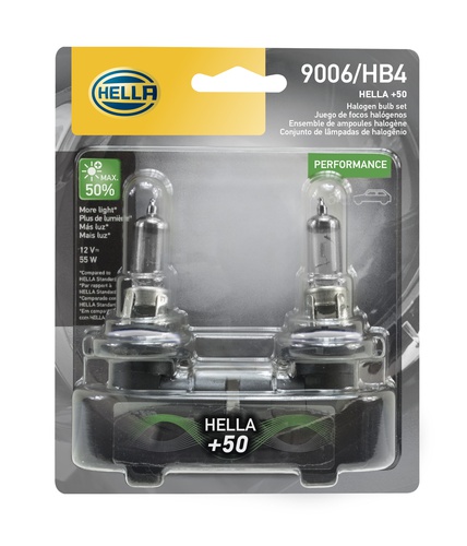 Hella Front Fog Light Bulb LB-9006P50TB 9006P50TB