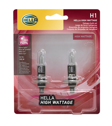 Hella Front Fog Light Bulb LB-H1100WTB H1 100WTB