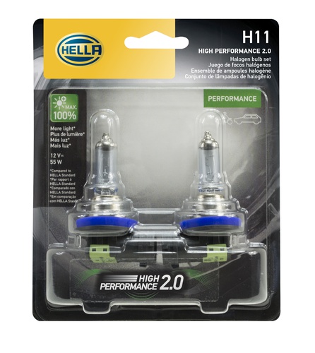 Hella Front Multi Purpose Light Bulb LB-H112.0TB H11 2.0TB