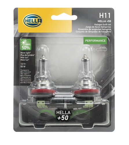 Hella Front Fog Light Bulb LB-H11P50TB H11P50TB