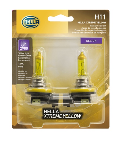 Hella Front Multi Purpose Light Bulb LB-H11YL H11 YL