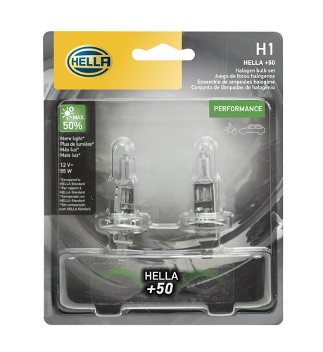 Hella Front Fog Light Bulb LB-H1P50TB H1P50TB