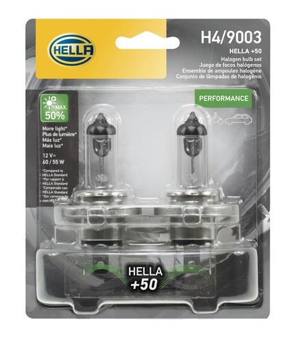 Hella Front Headlight Bulb LB-H4P50TB H4P50TB