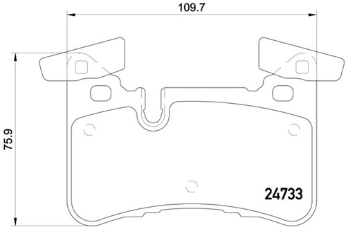 Hella Pagid Rear Disc Brake Pad Set 0074209320 355015721