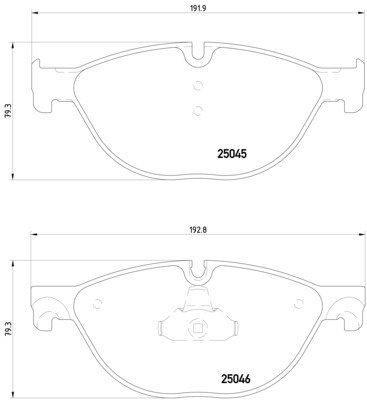 Hella Pagid Front Disc Brake Pad Set 34116793021 355015251