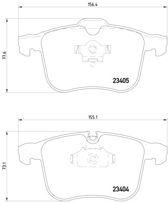Hella Pagid Front Disc Brake Pad Set 93188113 355009431