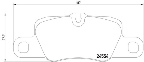 Hella Pagid Rear Disc Brake Pad Set 97035294904 355014051