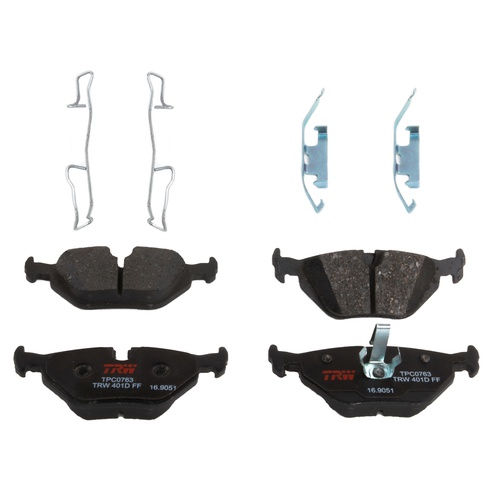TRW Ceramic Rear Disc Brake Pad Set 34216761239 TXC0763