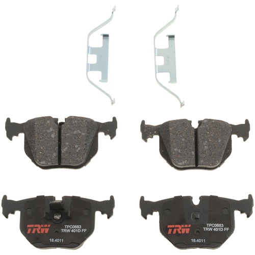 TRW Ceramic Rear Disc Brake Pad Set 34216761250 TXC0683