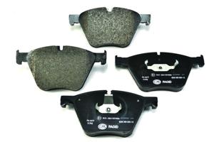 BMW X6 Hella Pagid Front Disc Brake Pad Set 34116783554