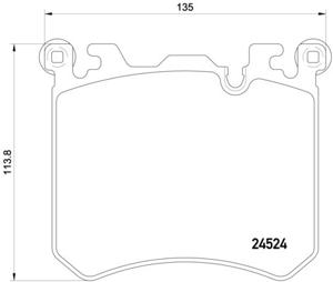 BMW X6 Hella Pagid Front Disc Brake Pad Set 34116799964