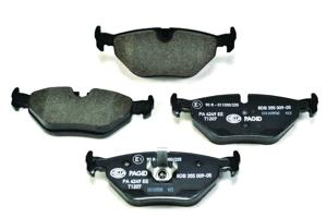 Hella Pagid Rear Disc Brake Pad Set 5058110