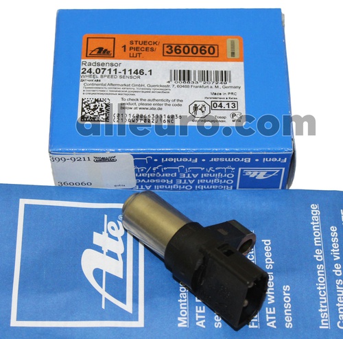 ATE Front ABS Wheel Speed Sensor 6849311 360060