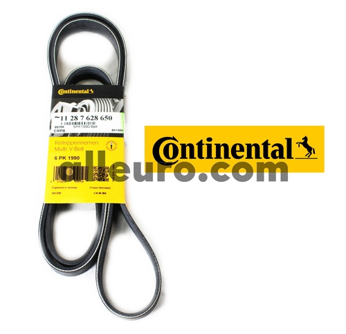 Continental ContiTech Alternator, Power Steering and Air Conditioning Serpentine Belt 11287628650 6K1990