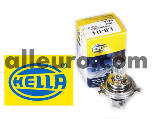 Hella High Beam and Low Beam Headlight Bulb LB-H4 H4