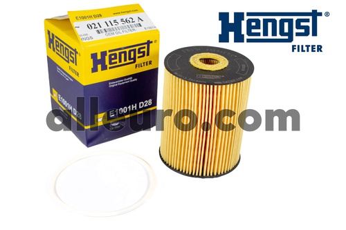 alleuro.com: Hengst Engine Oil Filter 021115562A E1001H D28