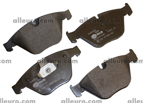 Hella Pagid Front Disc Brake Pad Set 34116794917 355015601