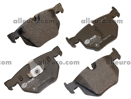 Hella Pagid Rear Disc Brake Pad Set 34216776937 355013941
