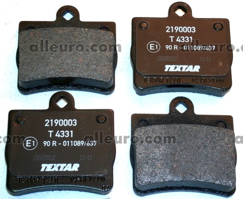 Textar Rear Disc Brake Pad Set 0054201820 2190003