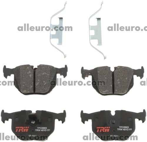 TRW Ceramic Rear Disc Brake Pad Set 34216761250 TXC0683