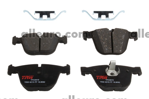 TRW Ceramic Rear Disc Brake Pad Set 34216768471 TXC0919