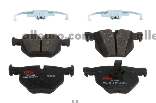 TRW Ceramic Rear Disc Brake Pad Set 34216776937 TXH1042