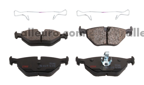 TRW Ceramic Rear Disc Brake Pad Set 34216778168 TXC0763
