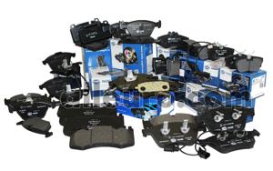 BMW X6 Hella Pagid Rear Disc Brake Pad Set 34216768471