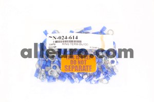 Shop Supply Electrical Connector N-024-614 - ELECTRICAL TERMINAL RING TERM,Blue 100