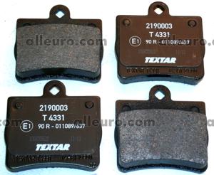 Textar Rear Disc Brake Pad Set 0054201820