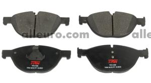 BMW 650i TRW Ceramic Front Disc Brake Pad Set 34116793021
